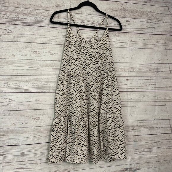 Wishlist Strappy Cheetah Print Dress with Pockets S/M - Picture 2 of 7